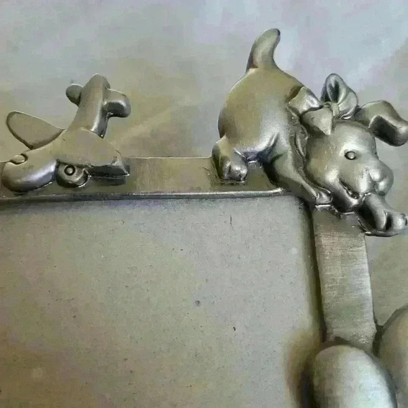 Baby pewter picture frame - Picture 5 of 7